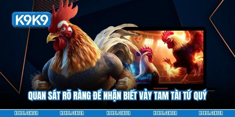 Quan sát rõ ràng để nhận biết vảy tam tài tứ quý